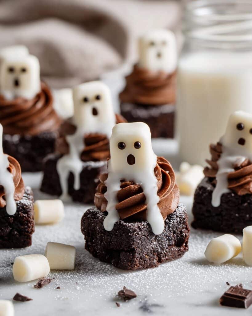 Spooky Ghost Marshmallow Cookies Recipe