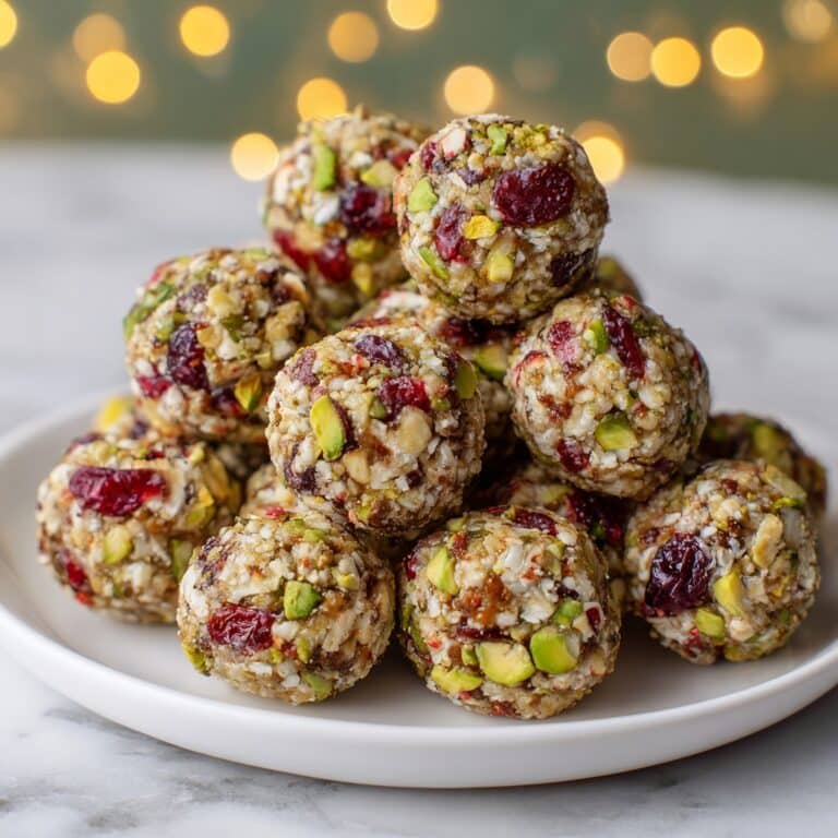 Cranberry Pistachio Protein Bites Recipe