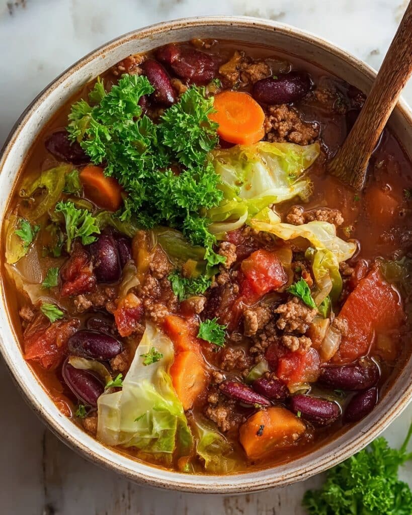 Hearty Cabbage Roll Soup: A Comforting Bowl of Homemade Goodness Recipe