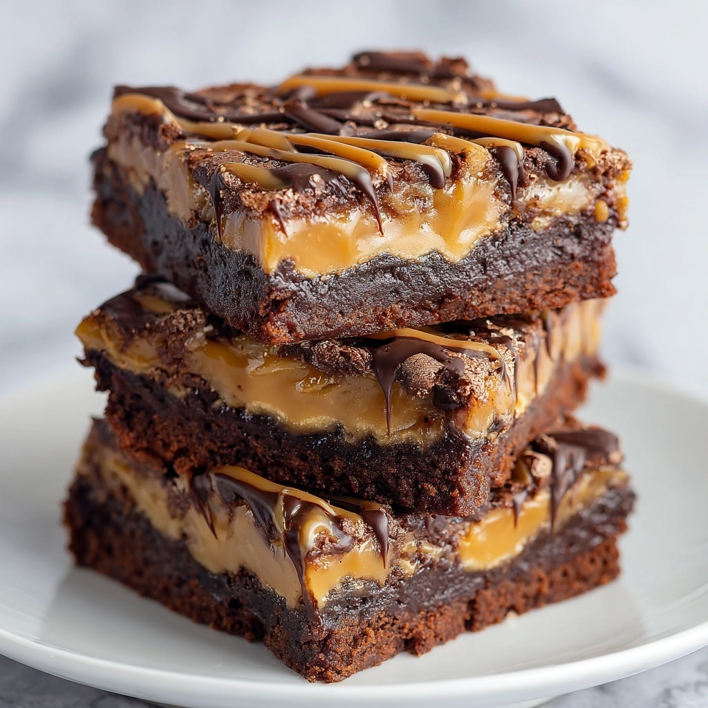 Fudgy Peanut Butter Brownies Recipe