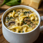 Creamy Alfredo Lasagna Soup Recipe