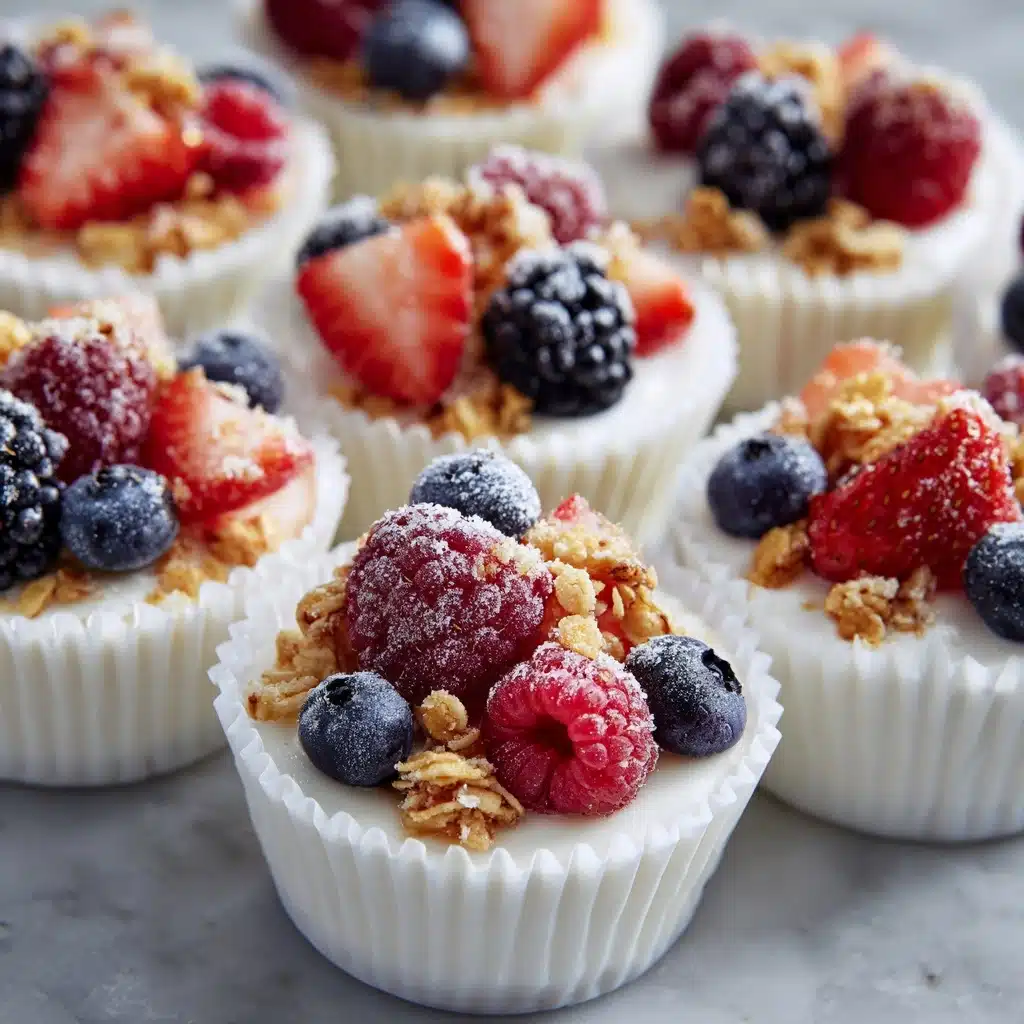 Frozen Yogurt Granola Cups Recipe - Recipe Image