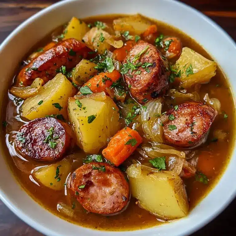 Potée aux Saucisses et Légumes Recipe
