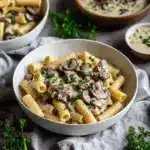 Creamy Mushroom Rigatoni Recipe