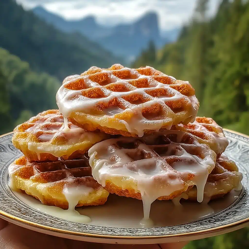 Apple Fritter Waffle Donuts Recipe - Recipe Image