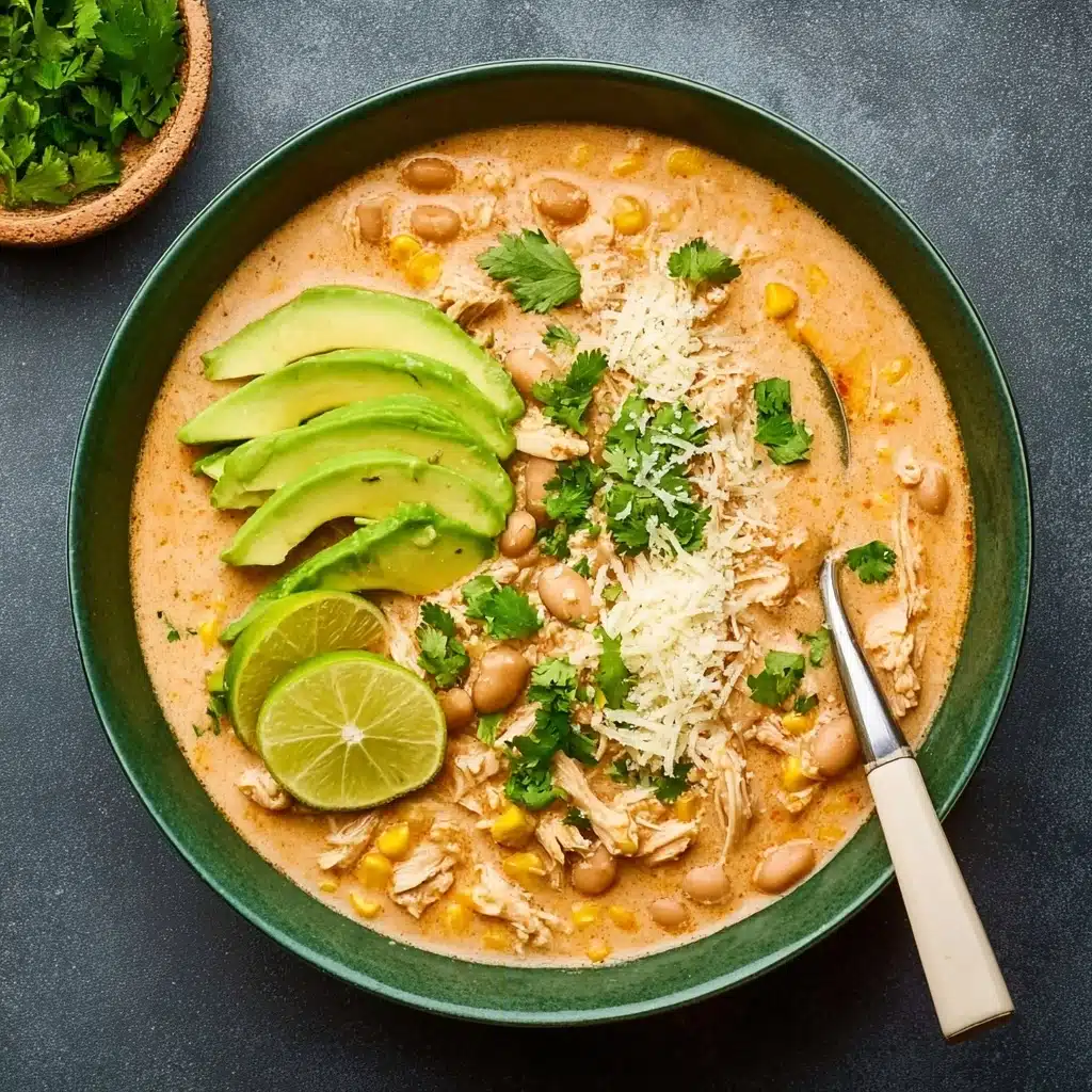 Slow Cooker White Chicken Chili Recipe - Recipe Image