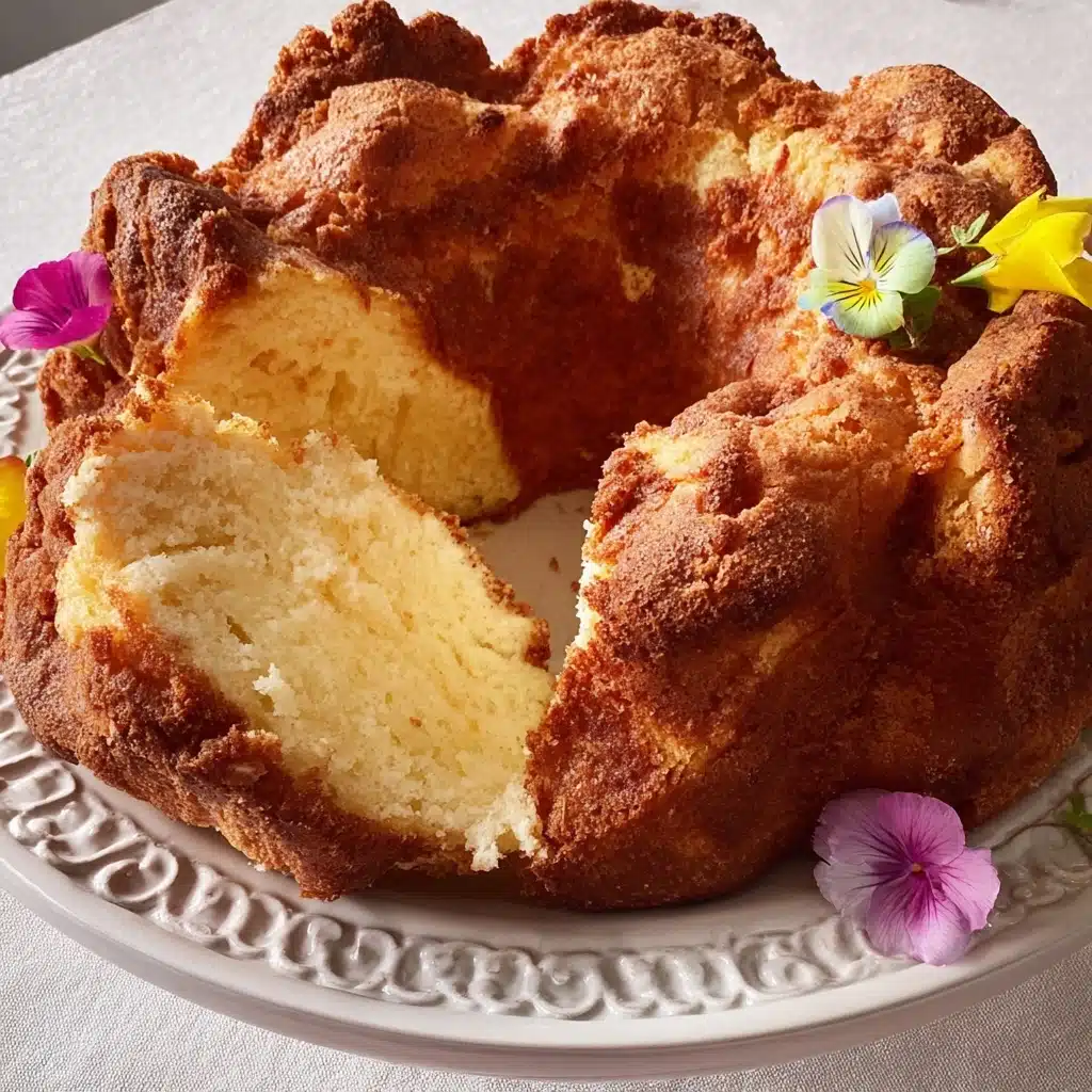 Old Fashioned Melt In Your Mouth Sour Cream Pound Cake Recipe - Recipe Image