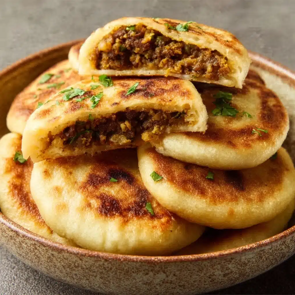 Stuffed Potato Cakes (Meat, Mushrooms) Recipe - Recipe Image