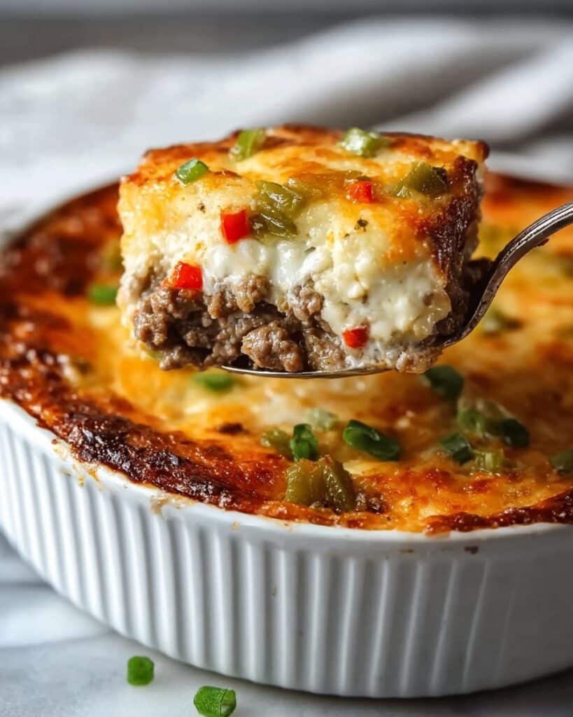 Low Carb Philly Cheesesteak Casserole Recipe