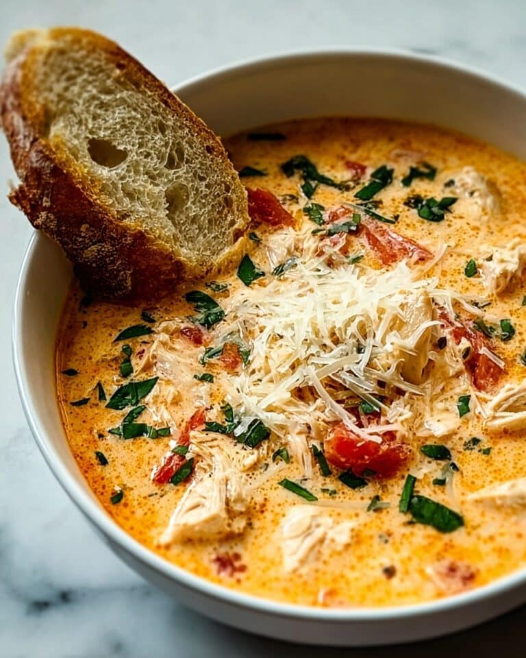 Creamy Chicken Parmesan Soup Recipe