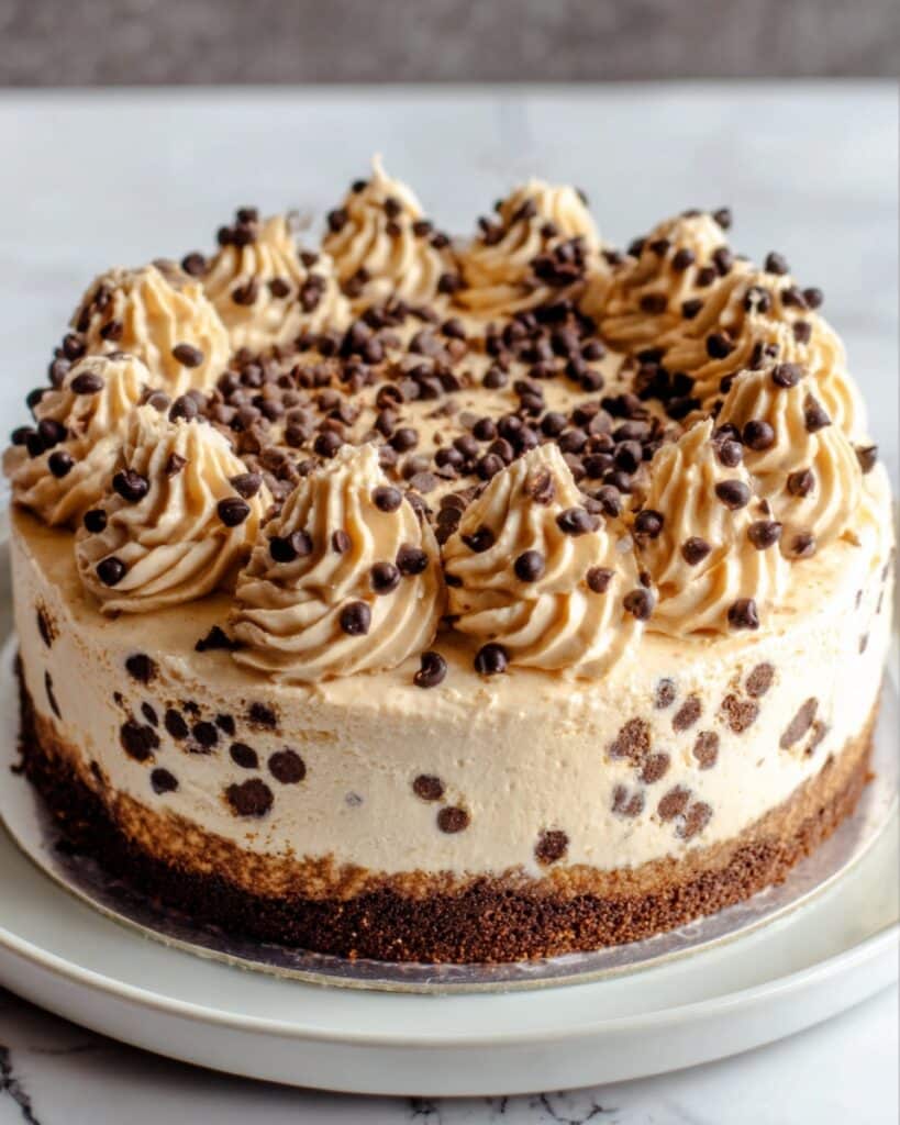 Chocolate Chip Cookie Dough Cheesecake Recipe