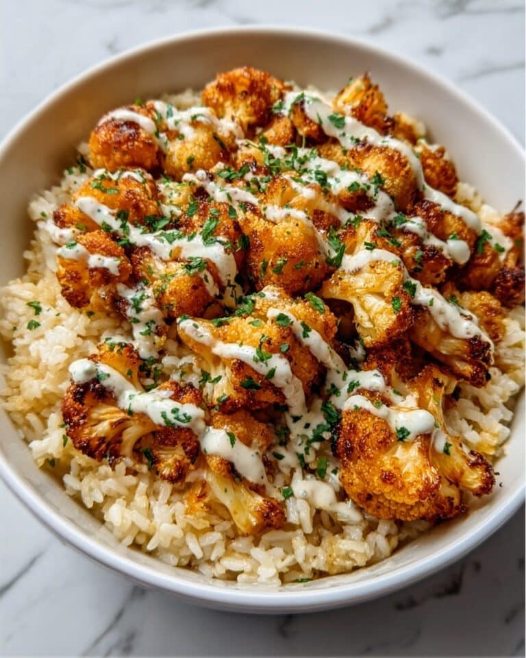Honey Garlic Chicken Bites over Creamy Parmesan Rice Recipe