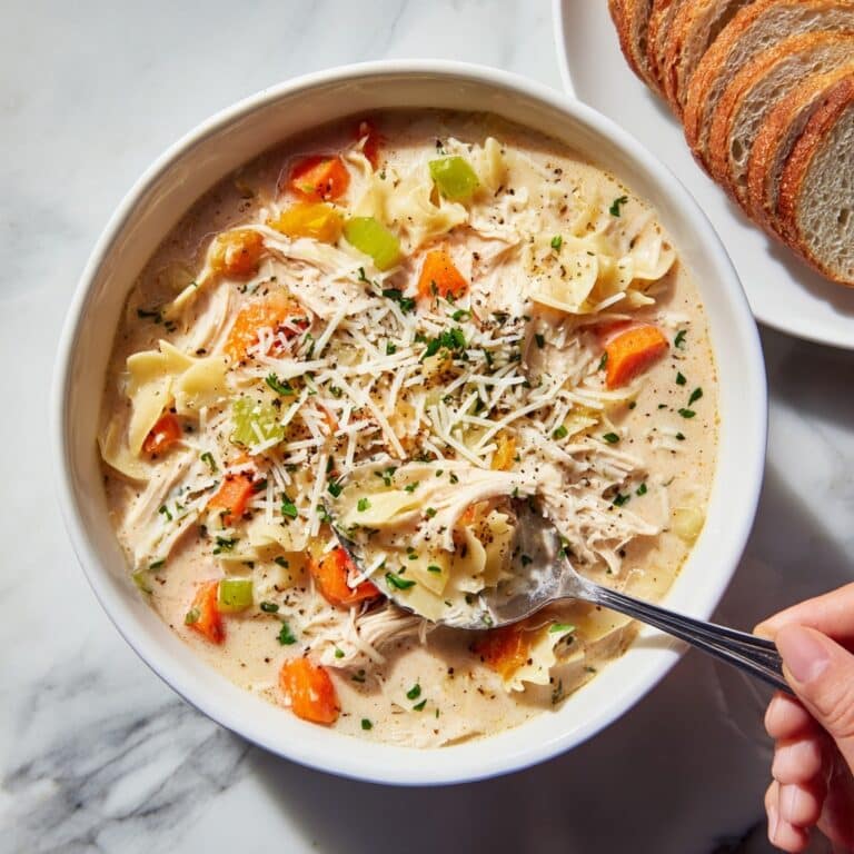 Crock Pot Creamy Tuscan Chicken Soup Recipe