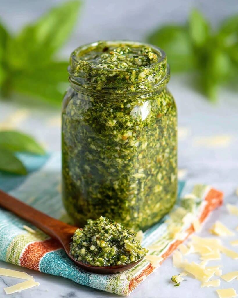 Homemade Basil Pesto Recipe