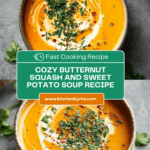 Easy Butternut Squash and Sweet Potato Soup Recipe