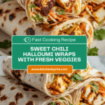 Sweet Chili Halloumi Wraps Recipe