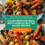 Cajun Seafood Boil with Garlic Butter Sauce Recipe