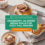 Cranberry Jalapeño Bread Rolls Recipe