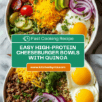 High-Protein Cheeseburger Bowls Recipe