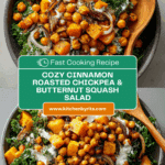 Cinnamon Roasted Chickpea & Butternut Squash Salad Recipe