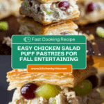 Healthy Chicken Salad Puffs Recipe