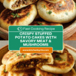 Stuffed Potato Cakes (Meat, Mushrooms) Recipe