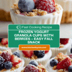 Frozen Yogurt Granola Cups Recipe