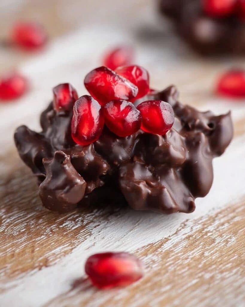 Dark Chocolate Covered Pomegranate Drops Recipe