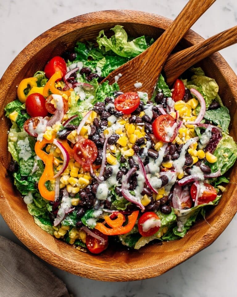 Mexican Salad with Cilantro Lime Dressing Recipe