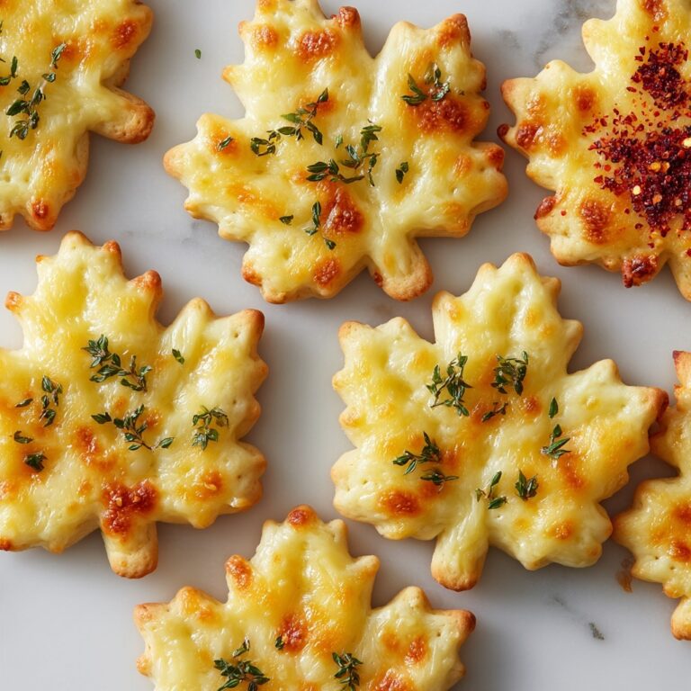 Cheesy Crescent Roll Leaves Recipe