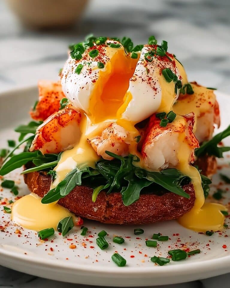 Bay Lobster Eggs Benedict with Cajun Hollandaise Recipe