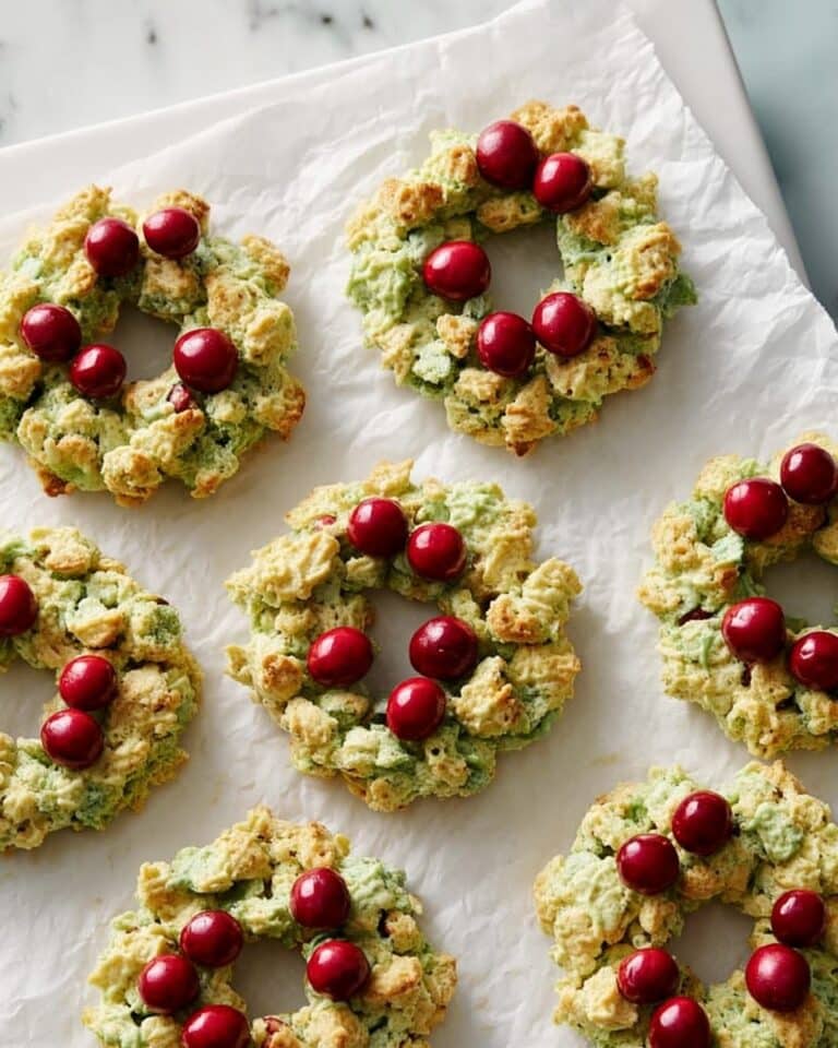 Christmas Wreath Cookies Recipe