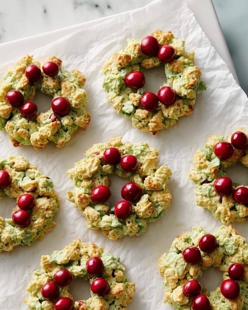 Christmas Wreath Cookies Recipe