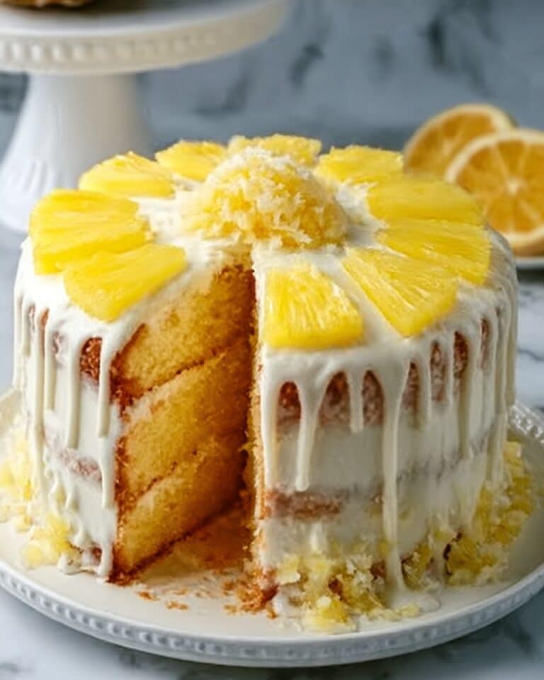 Pineapple Juice Cake with Pineapple Glaze Recipe