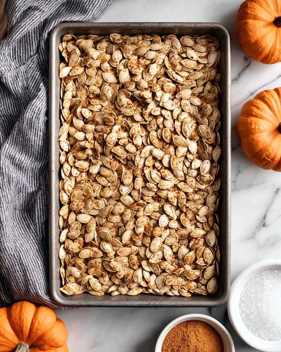 Roasted Cinnamon Sugar Pumpkin Seeds Recipe