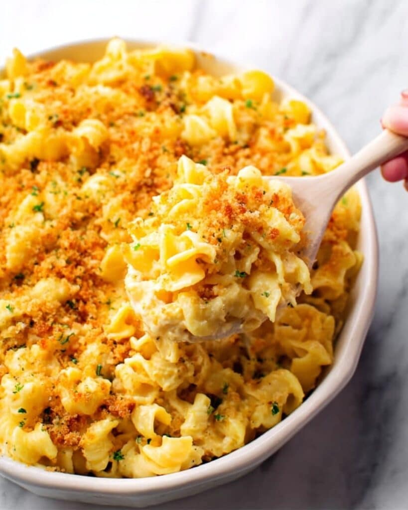 Cheesy Chicken Noodle Casserole Recipe