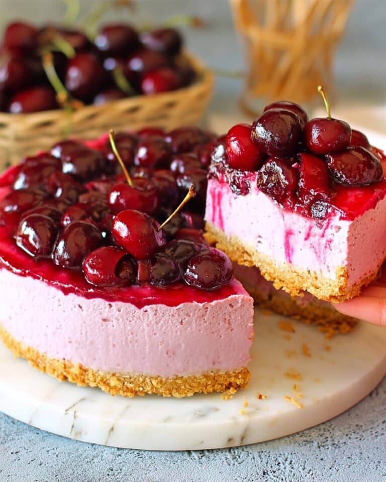 No-Bake Cherry Cheesecake Recipe