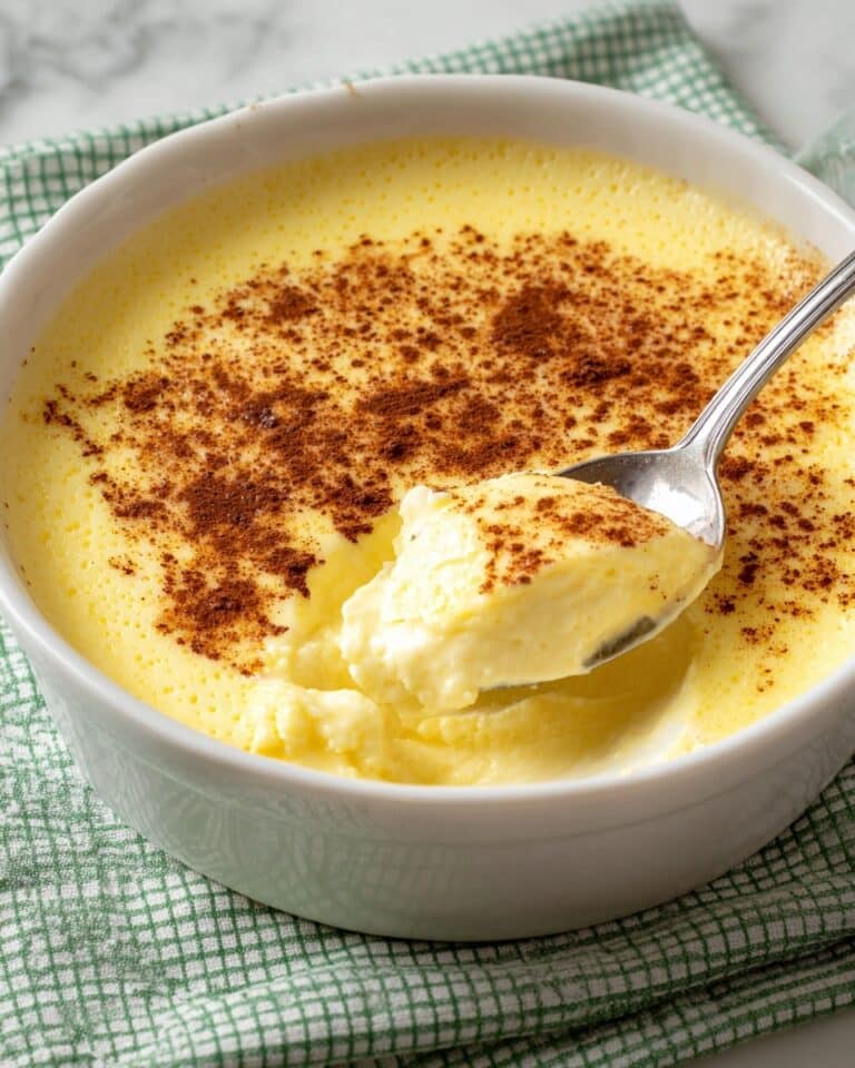 Classic Baked Custard with Vanilla and Nutmeg Recipe