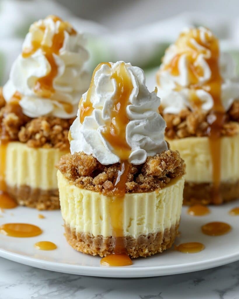 Apple Crisp Mini Cheesecakes Recipe