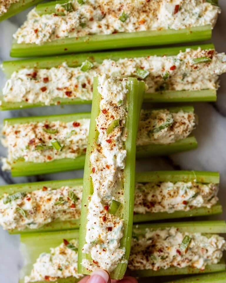 Italian Cream Cheese Stuffed Celery Recipe