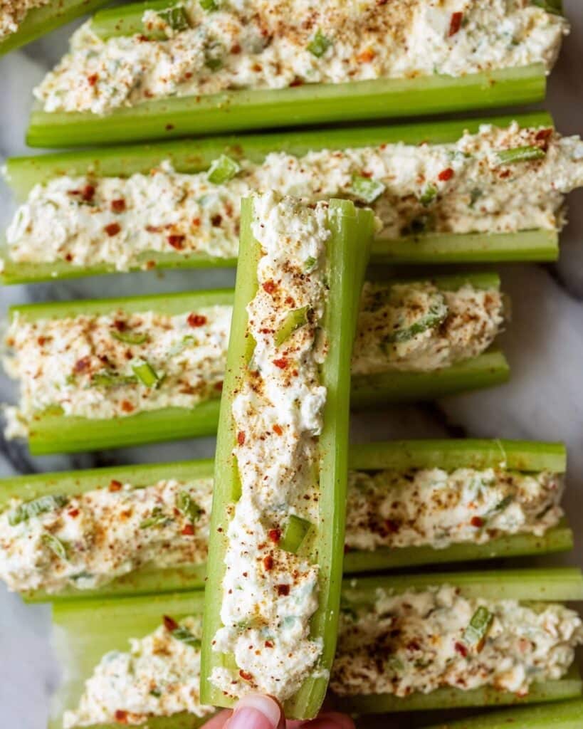 Italian Cream Cheese Stuffed Celery Recipe