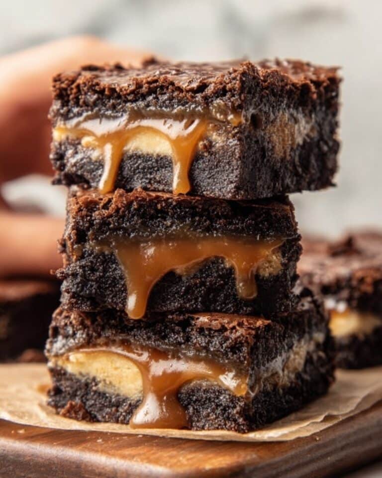 Caramel Cream Brownie Bars Recipe