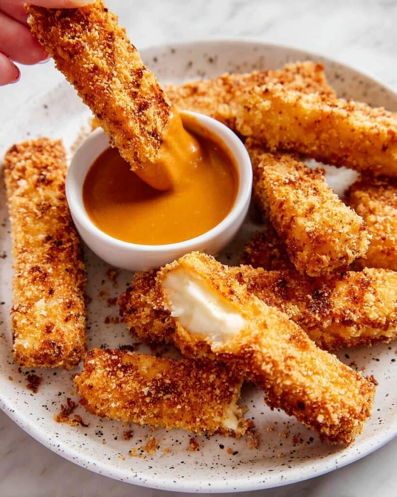 Crispy Breaded Tofu Strips with BBQ Sauce Recipe