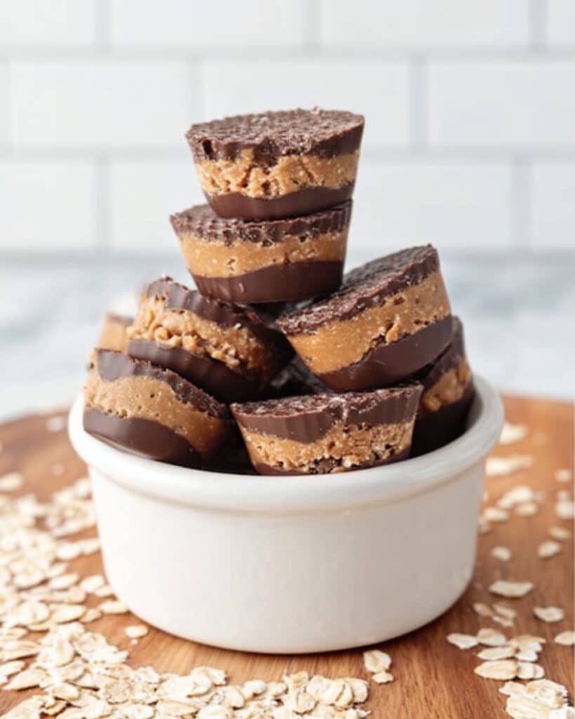 No Bake Vegan Peanut Butter Cranberry Cups Recipe