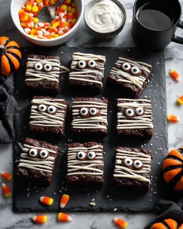 Mummy Brownies Recipe
