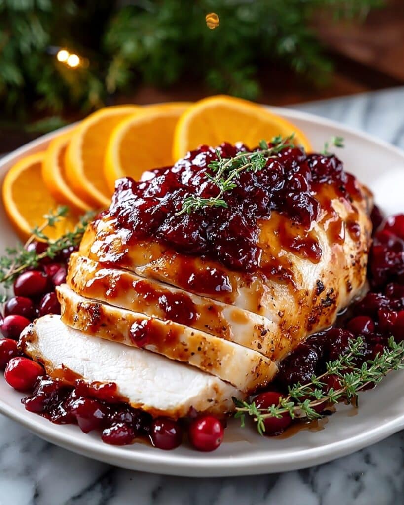 Cranberry Orange Glazed Turkey Breast Recipe