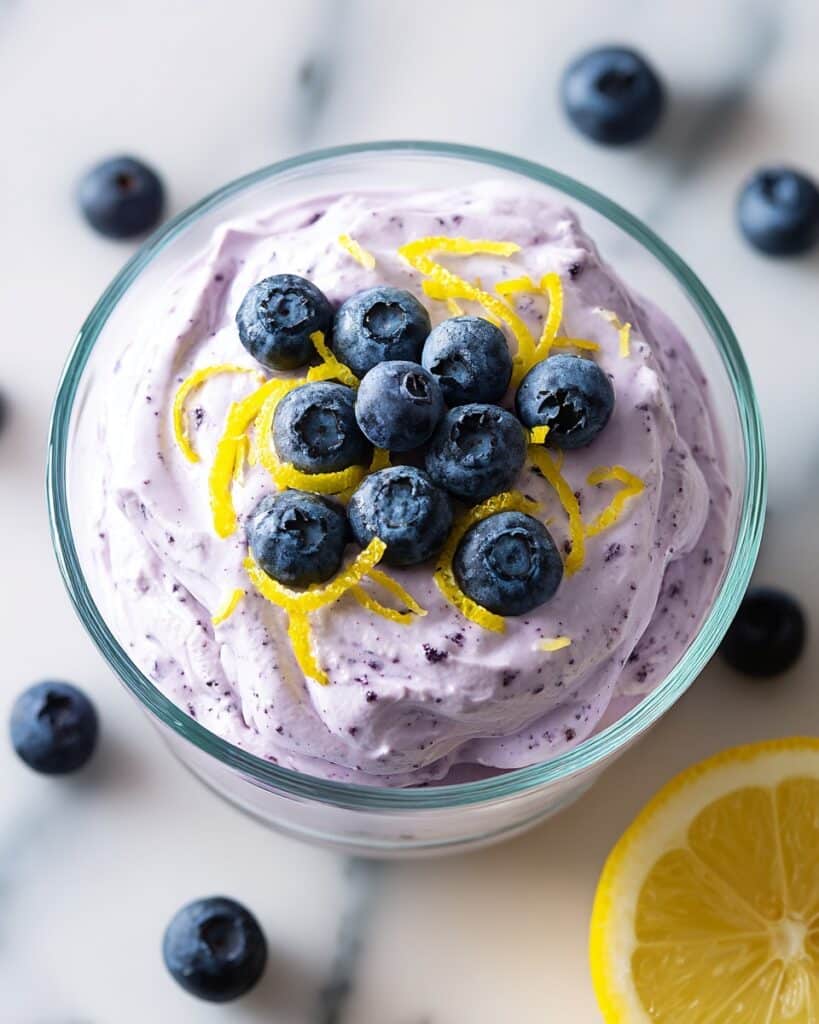 Blueberry Cottage Cheese Mousse Recipe