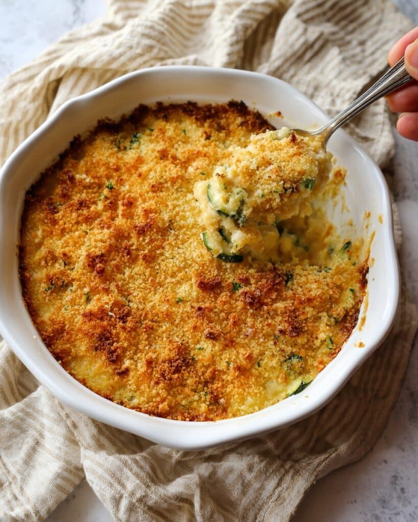 Easy Cheesy Zucchini Casserole Recipe