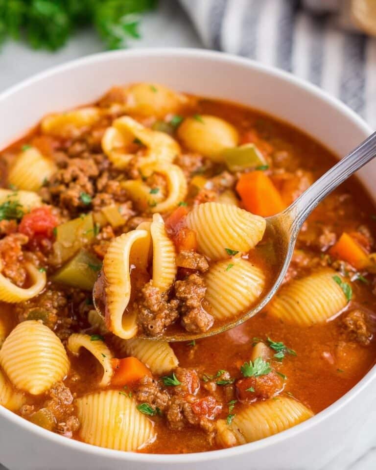 Hearty Hamburger Soup Recipe