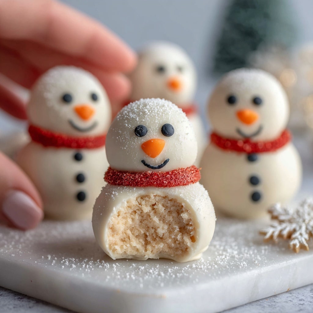 No-Bake Snowman Truffles Recipe